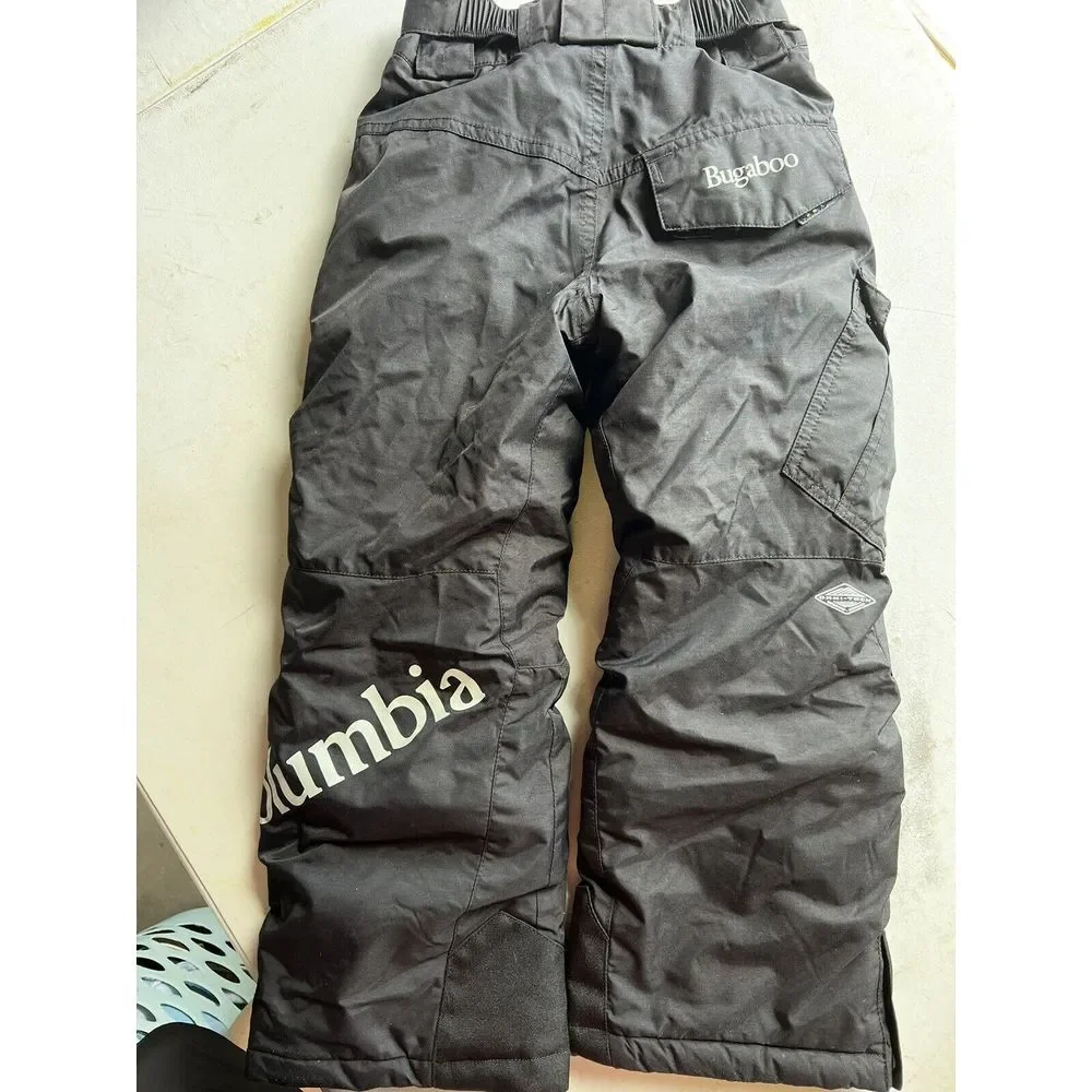 Columbia Unisex Youth 6/7 Bugaboo  Omni-Tech Winter Snow Pants Black‎